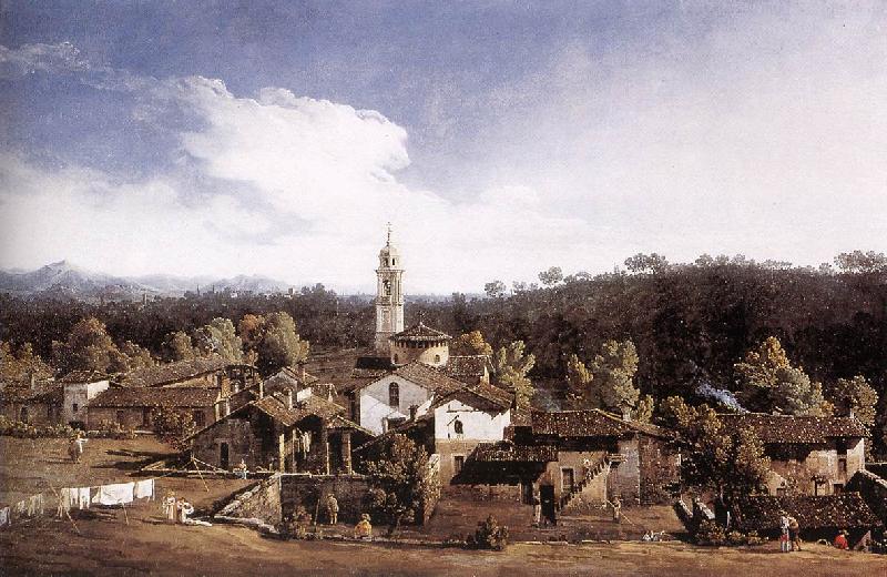 Bernardo Bellotto View of Gazzada near Varese oil painting image